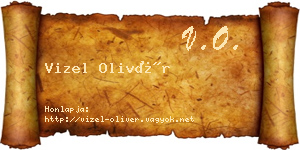 Vizel Olivér névjegykártya